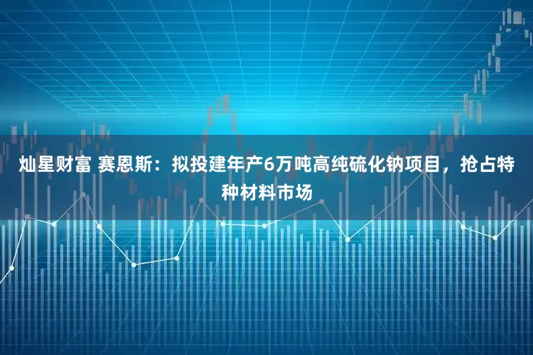 灿星财富 赛恩斯：拟投建年产6万吨高纯硫化钠项目，抢占特种材料市场