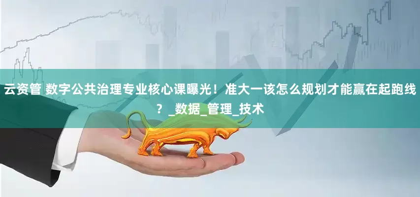 云资管 数字公共治理专业核心课曝光！准大一该怎么规划才能赢在起跑线？_数据_管理_技术