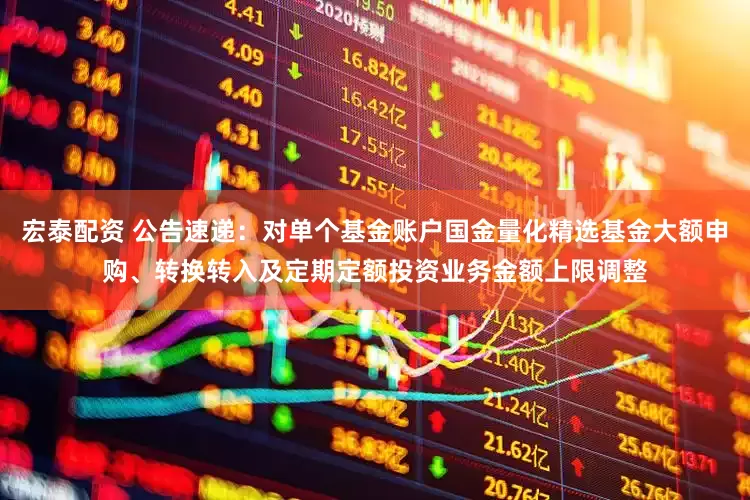 宏泰配资 公告速递：对单个基金账户国金量化精选基金大额申购、转换转入及定期定额投资业务金额上限调整