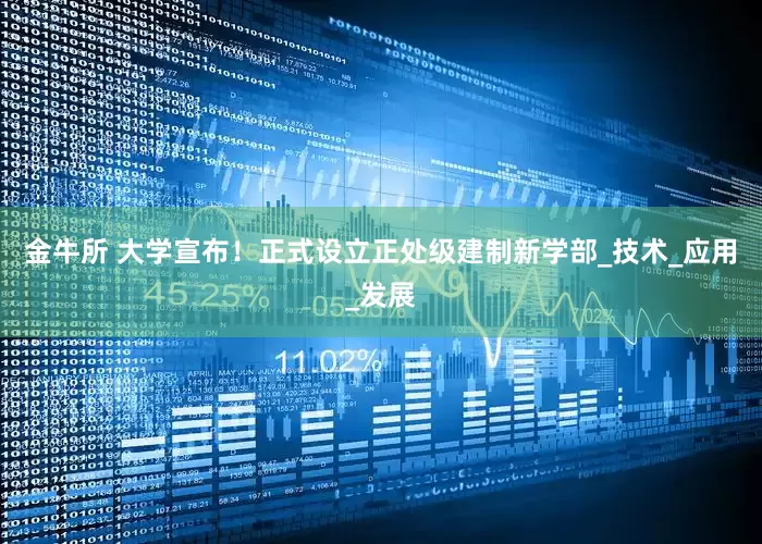 金牛所 大学宣布！正式设立正处级建制新学部_技术_应用_发展