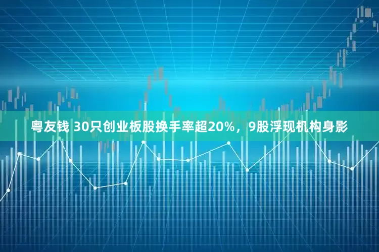 粤友钱 30只创业板股换手率超20%，9股浮现机构身影